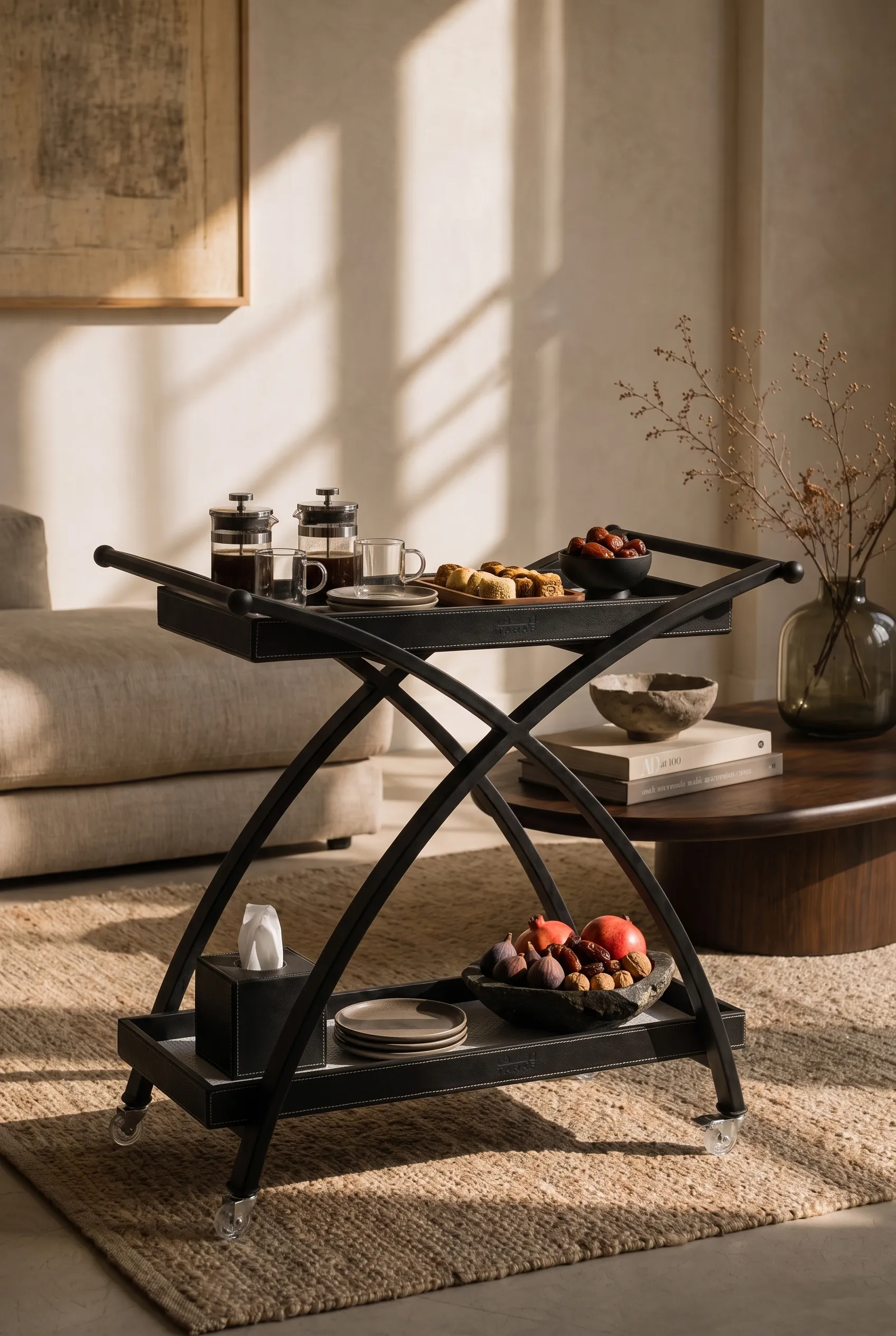 Serving Trolley “X” – Black