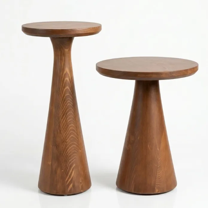 “Cone” Side Tables – Double Cone