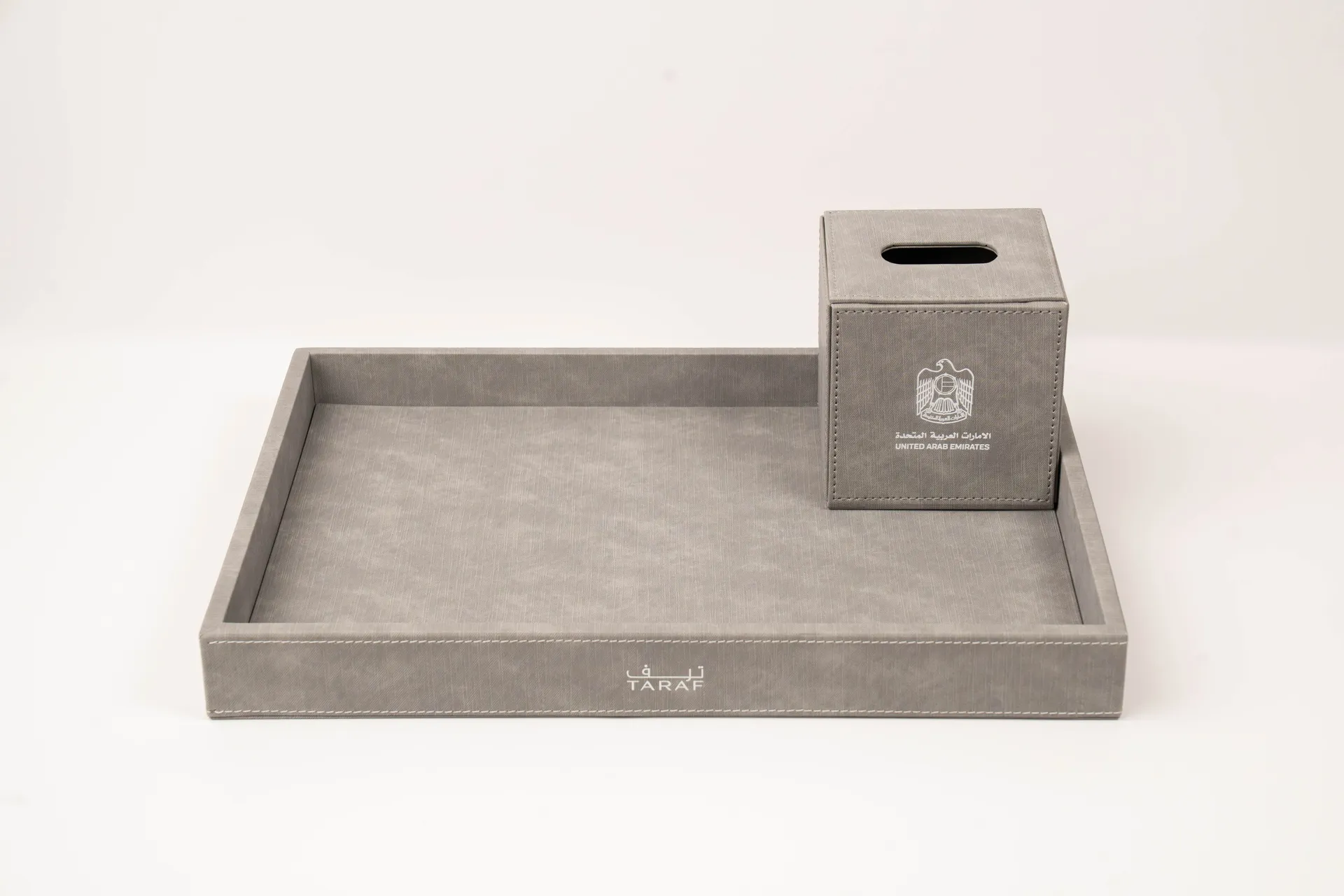 Falcon Tray & Tissue Set – Grey